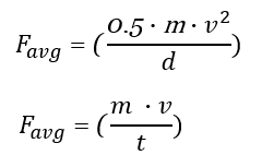 If the initial displacement and velocity are both equal to zero, it boils down to: Impact Force Calculator Calculate The Impact Force In A Collision