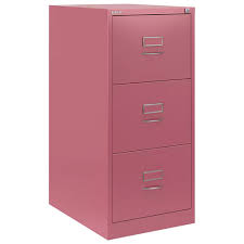 You can also choose a wheeled or flat bottomed depending on your office needs. Glo By Bisley Bs3c Filing Cabinet 3 Drawer H1016mm Pink Ref Bs3c Pink Hunt Office Uk