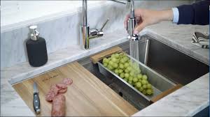 Get free shipping on qualified elkay undermount kitchen sinks or buy online pick up in store today in the kitchen department. Elkay Crosstown All In One Workstation Sink Kit Exclusively At The Home Depot Youtube