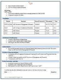 Mba finance fresher professional resume. Sample Resume For Freshers Mba Finance And Marketing