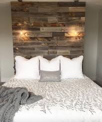 Clad one wall of your bedroom in reclaimed boards of various lengths, arranged horizontally. 25 Stylish Headboard Alternatives That Will Transform Your Bedroom
