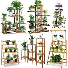 Wood Bamboo Metal Shelf Flower Pot Plant Stand Rack Garden Indoor Outdoor Patio Ebay Plant Decor Indoor Plant Stand Indoor Plant Shelves Outdoor