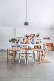 A Modern Family Home With Nordic Style In Adelaide Concrete Floors Living Room Floor Design Concrete Kitchen Floor