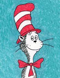 Draw The Cat In The Hat Art Projects For Kids Kids Art Projects Cat In The Hat Directed Drawing Art Projects