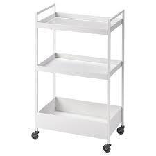 For instant pantry storage and worktop space, try a kitchen island or a kitchen trolley. Nissafors Utility Cart White 197 8x113 4x325 8 Ikea