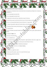 Pixie dust, magic mirrors, and genies are all considered forms of cheating and will disqualify your score on this test! Christmas Trivia Game Question Cards On Page 2 To Go With The Christmas Tree Board Game Esl Worksheet By Mariethe House