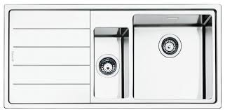 With the advent of dishwashers, the need for sinks that can accomodate large non. Smeg Lft102s Mira Kitchen Sink 1 5 Bowls Brushed Stainless Steel Fl