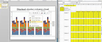 Exceltheory Com Stacked Cluster Column Template