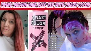 4.7 out of 5 stars. How To Dye Brown Hair Red No Bleach Crazy Color Bordeaux Youtube