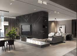 Luxury Modern Interior With Unified Wood Clad Decor Modern Home Interior Design Modern Houses Interior Living Room Design Modern