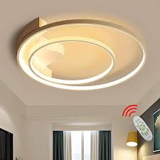 Led Deckenlampe Dimmbar Schlafzimmerlampe 2 Ring Design Kuchelampe Unterputz Weiss Dekoration Wohnung Modern W In 2020 Led Deckenlampen Deckenlampe Dimmbar Deckenlampe