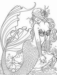 Image Result For Realistic Mermaid Printables Mermaid Coloring Book Mermaid Coloring Pages Mermaid Coloring