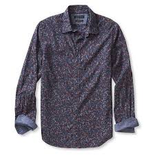 Banana Republic Mens Camden Fit Floral Print Shirt Mens Floral Dress Shirts Casual Shirts For Men Blue Shirt Men