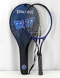 Spalding Power Play Tennis Racket 4 1 4 Spalding In 2020 Tennis Racket Tennis Rackets