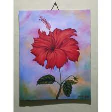 Siapa yang tidak gahu bagaimana rupa bunga sepatu? Lukisan Bunga Sepatu Shopee Indonesia