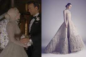Lady Gaga The Countess Got Married Wearing An Ashi Studio Couture Dress For Her Acting Performance In The American Ho Dresses Couture Designers Ashi Studio