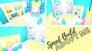 Adopt me bedroom ideas 4 ways to make a bed duration. Adopt Me Speed Build Adopt Me Bedroom For Baby Adopt Me Building Hacks Adopt Me Futuristic Home Youtube