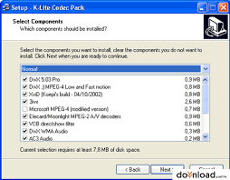 Old versions also with xp. K Lite Codec Pack Basic Codecs