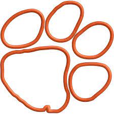 Felines cougar lion cat tiger. Popular Items For Paws On Etsy Paw Stencil Clemson Tiger Paw Tiger Paw Print
