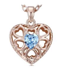 Notify me when this product is. Necklace Girlfriend Birthday Anniversary Valentines Blue Ci124ldy9mn
