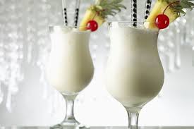 Malibu rum, coconut cream, pineapple juice, cherry, pineapple. Top 10 Malibu Rum Drinks Only Foods