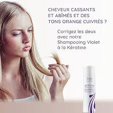 Vitamins Shampoing Violet Soin Cheveux Keratine