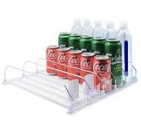 Plastic Drink Display Shelf - Adjustable Eco-Friendly Design