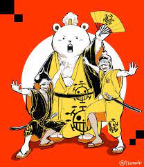 Heart Pirates Bepo Shachi Penguin Wano One Piece One Piece Pictures One Piece Manga One Piece Images