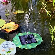 Esotec Solar Schwimmteichpumpe Seerose Seerose Solar Wassergarten