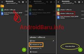 Cara Membuat File Zip Di Android Compress Zip Rar Android Membaca Aplikasi