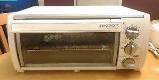 Black And Decker Spacemaker Can Opener White Black Amp Decker Spacemaker Toaster Oven 1200w Model Tros 1500 Toaster Oven Ebay