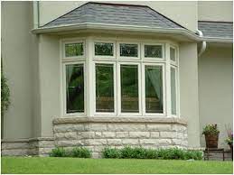From the exterior, it looks like a decorative expansion growing out of the house. Window Exterior Design Trendecors