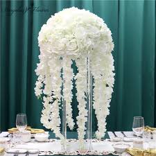Country baskets offer an extensive range of premium quality artificial flowers which are perfect for your home and for gifting to your loved ones. 35 45 50cm Artificial Flower Table Centerpiece Wedding Decor Road Lead Bouquet Diy Wisteria Vine Flower Ball Silk Party Event Big Offer F6751 Goteborgsaventyrscenter
