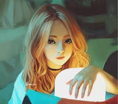 I t is best to start drawing the hair after you have completed the skin and the clothes. Blonde Hair Realistic Anime Girl Novocom Top