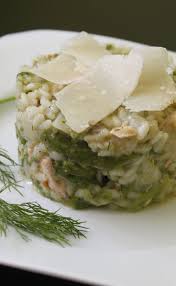 Risotto Au Saumon Et Tetes D Asperges Vertes Recette Risotto Plat Sans Viande Recettes De Cuisine