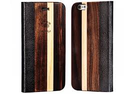 Chargeurs et coques iphone 12. Flip Coque Bois Noyer Erable Et Ebene Iphone 6 6s Plus Kuma