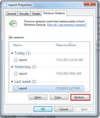 Recover deleted files from windows backup. How To Recover Files And Folders In Shared Drives Help And How To Clas It