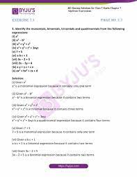Addition and subtraction properties of equality: Rd Sharma Solutions For Class 7 Maths Chapter 7 Algebraic Expressions Download Free Pdf