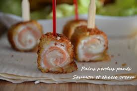 Pain Perdu Roule Au Saumon Et Fromage Le Sucre Sale D Oum Souhaib