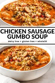 Chicken Sausage Gumbo Soup Recipe Chicken Gumbo Recipes Sausage Gumbo Sausage Gumbo Soup