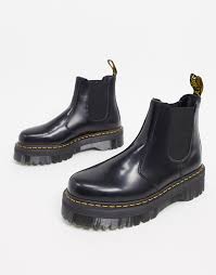 Save up to 17% off! Dr Martens 2976 Quad Platform Chelsea Boots In Black Asos