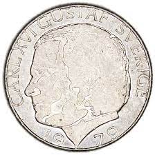 Play numismatic games and quiz: 1979 Se Sweden Carl Xvi Gustaf 1 Krona Good At Amazon S Collectible Coins Store