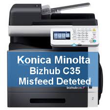 Konica minolta bizhub 350/250/200 vxl. Konica Minolta Bizhub C35 Misfeed Detected