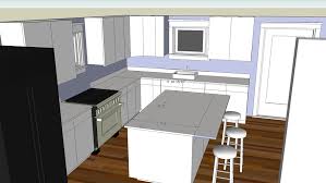 kitchen layout 3d warehouse