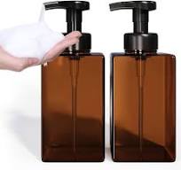 Amazon.com: Kzeirm Amber Foaming Soap Dispenser, Refillable ...