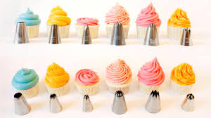Frost Cupcake With Colored Frosting For Contrast Cupcake Icing Icing Piping Bag Cake Decorating Tips