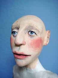 Ej Taylor Class Head With More Paint And Details Paper Clay Art Art Dolls Paper Mache Sculpture