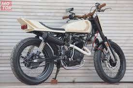 Modifikasi motor honda gl pro pada mesin : Ganteng Nih Motor Jadul Honda Gl 100 Disulap Jadi Tracker Motorplus Online Com