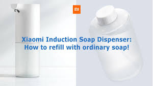 Manual soap dispenser foaming manual hand sanitizer dispenser 1200ml. Xiaomi Induction Soap Dispenser Refill Youtube