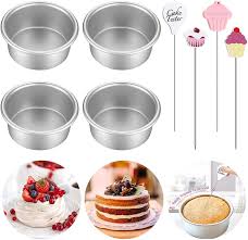 Since 1 foot unit has exactly 12 inches, 5 feet equals 60 inches. Qizhongtrade 4 Pieces 4 Inch Cake Pan Mini Round Aluminum Cake Pans And Cake Tester Set Wayfair